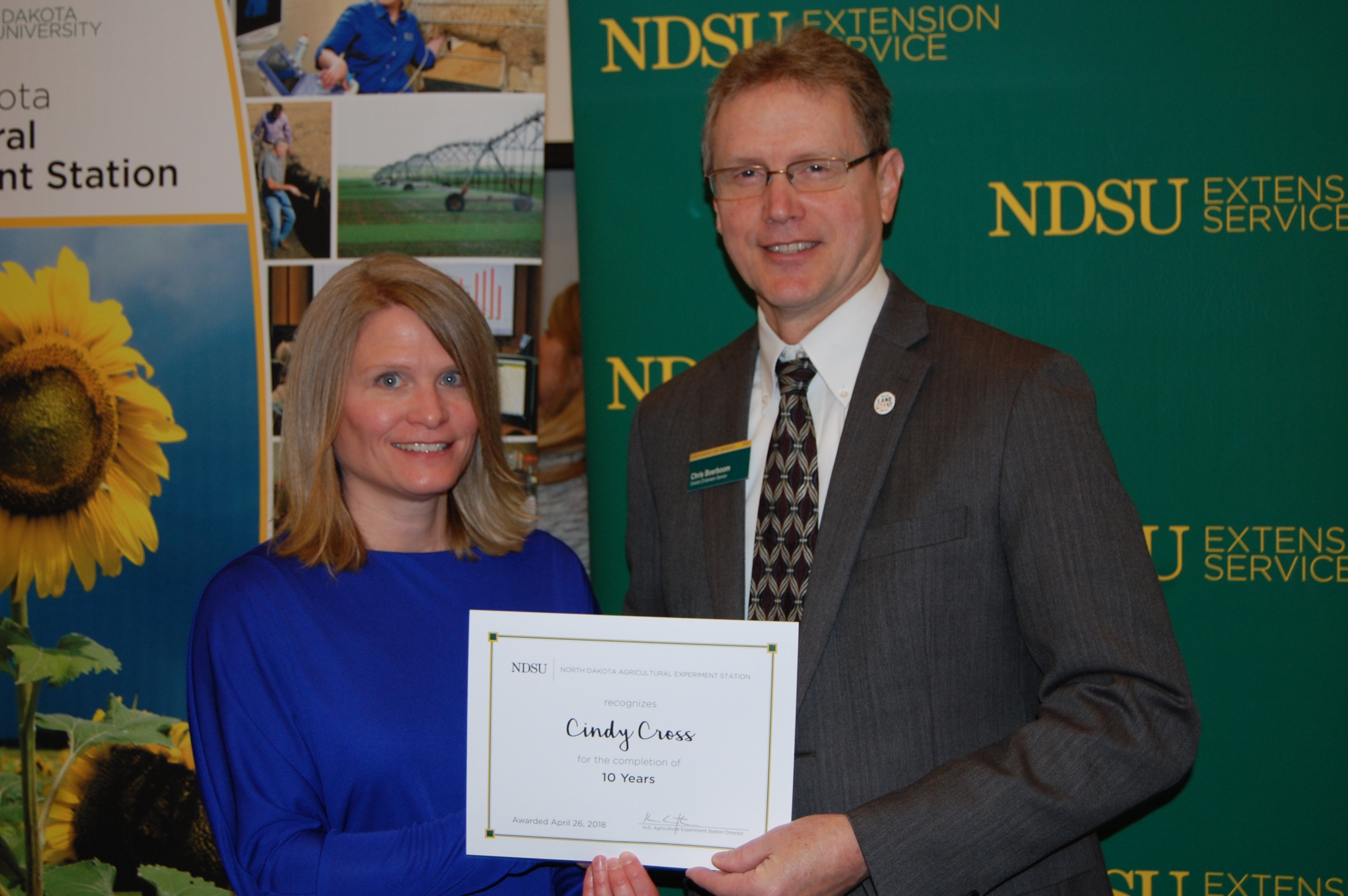 Cynthia Cross, North Central Research Extension Center (NDSU Photo)