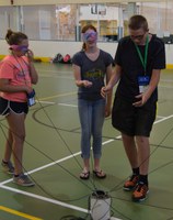 Extension Youth Conference teamwork activity (NDSU Photo)