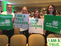 Donations to the North Dakota 4-H Foundation help youth participate in activities such as leadership development at the national level. (NDSU photo)