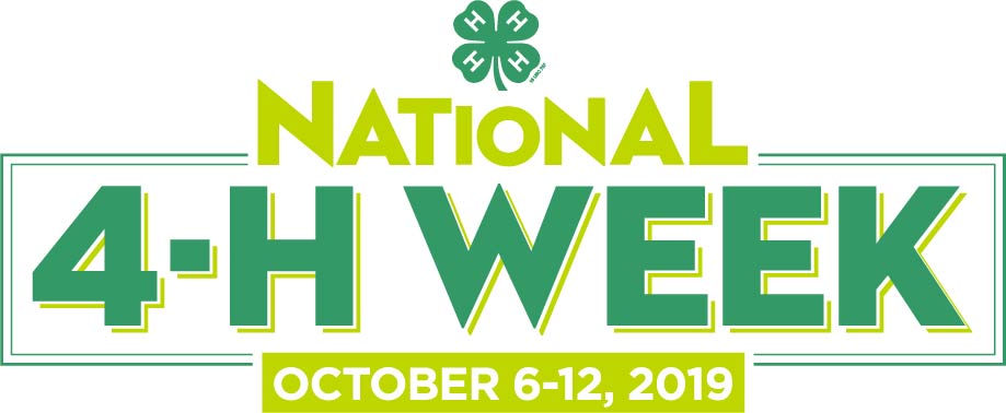 National 4-H Week - October 6-12, 2019