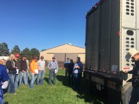 Emergency managers, law enforcement officers, first responders, producers and others take part in Bovine Emergency Response Plan training hosted by NDSU Extension. (NDSU photo)