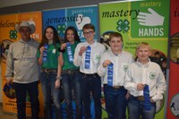The Stark-Billings County team took first place in the intermediate division of the state 4-H livestock quiz bowl. Pictured are, from left: coach Kurt Froelich and team members Emma Bock, Abby Talkington, Ian Dohrmann, Trevor Lefor and Coy Melchior (NDSU photo)