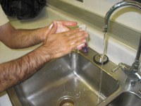 Proper handwashing is a key step in preventing the spread of colds, flu and other illnesses. (NDSU photo)