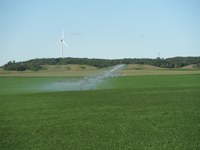 Irrigation provides many benefits to agricultural producers. (NDSU photo)