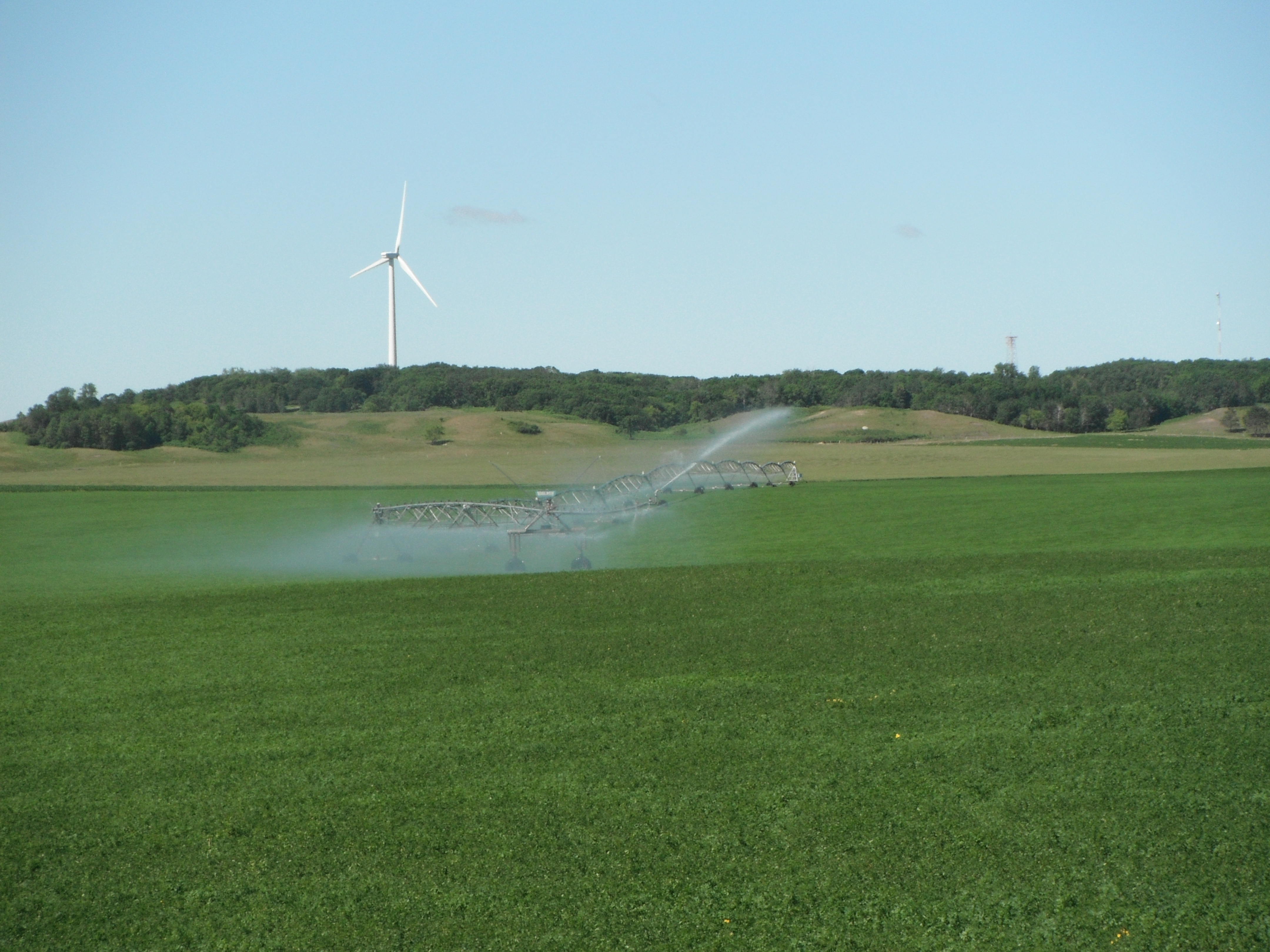 Irrigation provides many benefits to agricultural producers. (NDSU photo)