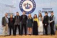 The Stark-Billings 4-H meats judging team placed sixth in the National 4-H Meats Judging Contest. Pictured left to right are Coach Kurt Froelich, NDSU Extension agent, Stark-Billings County; Justin Kathrein; Will Schmidt; Wyatt Dorner; Katie Schmidt; Taylor Downing; Quintavia Polensky; Jess Schulz and Wyatt Schulte, 4-H volunteer coach. (NDSU photo)