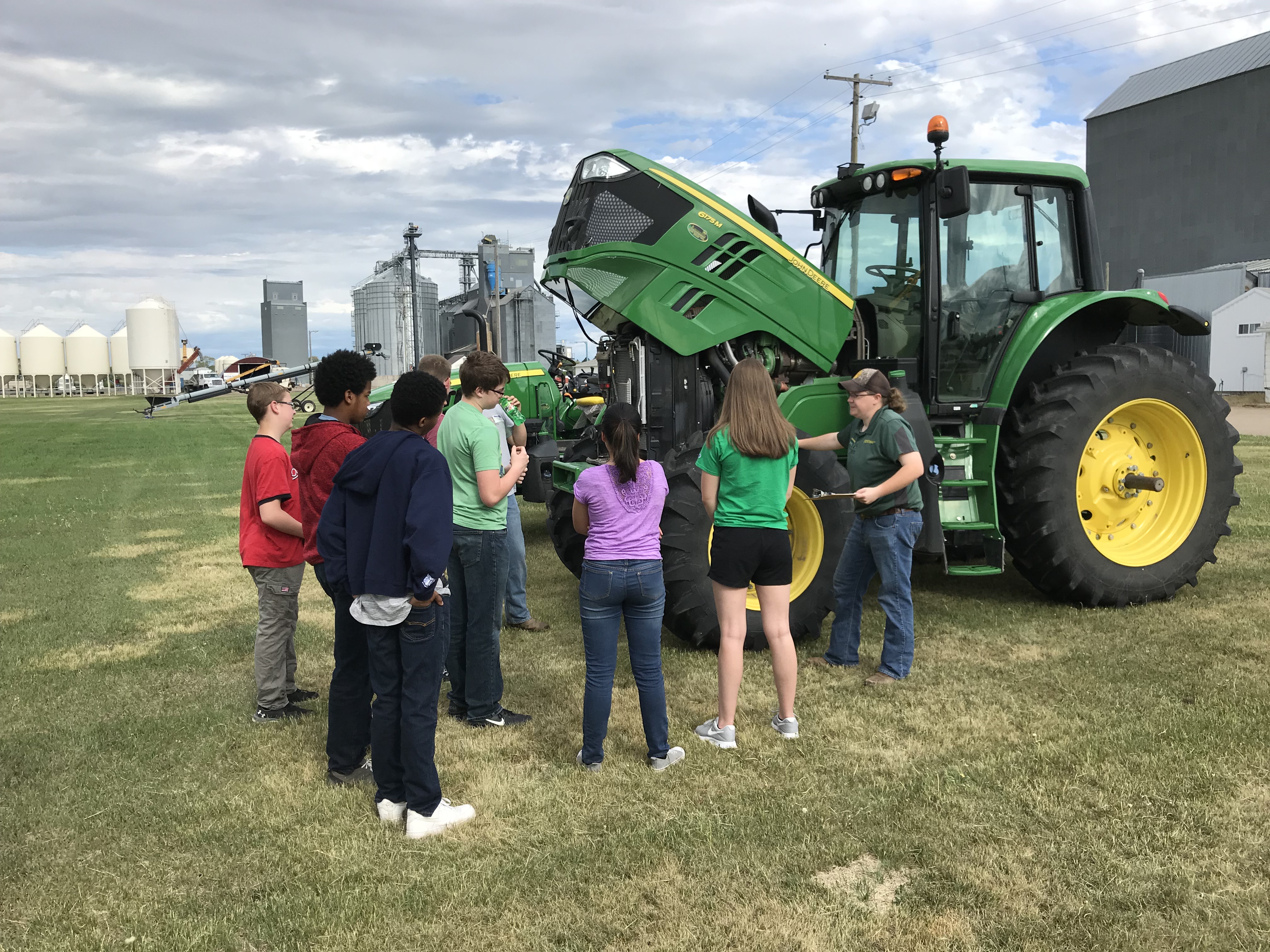 Youth will learn the basics of safe tractor and machinery operation at NDSU Youth Tractor Safety Camps. (NDSU photo)