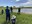 NDSU Extension ANR Agent Rachel Wald discusses livestock water quality and demonstrates water screening to producers during a pasture walk in McHenry County.