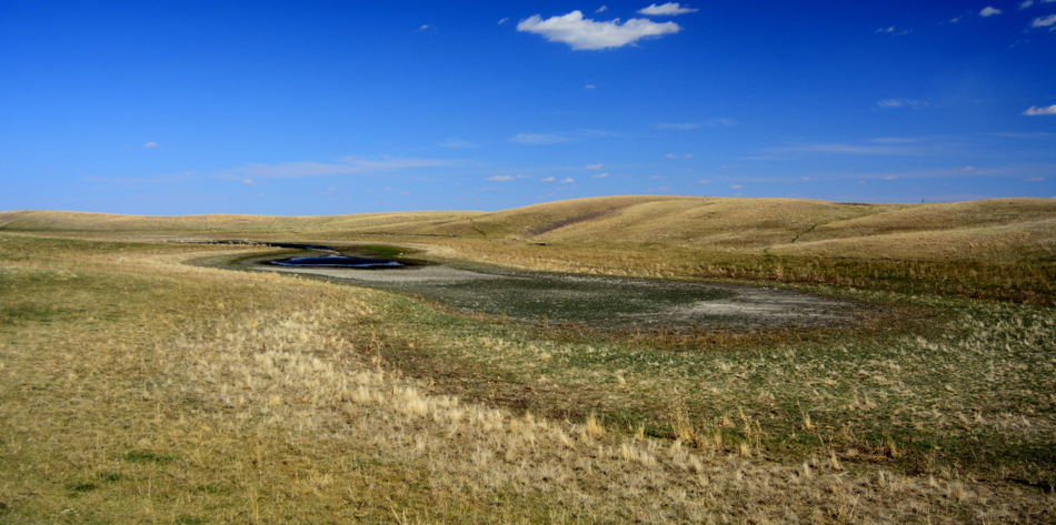 Many surface water sources entered winter at very low levels. (NDSU photo)