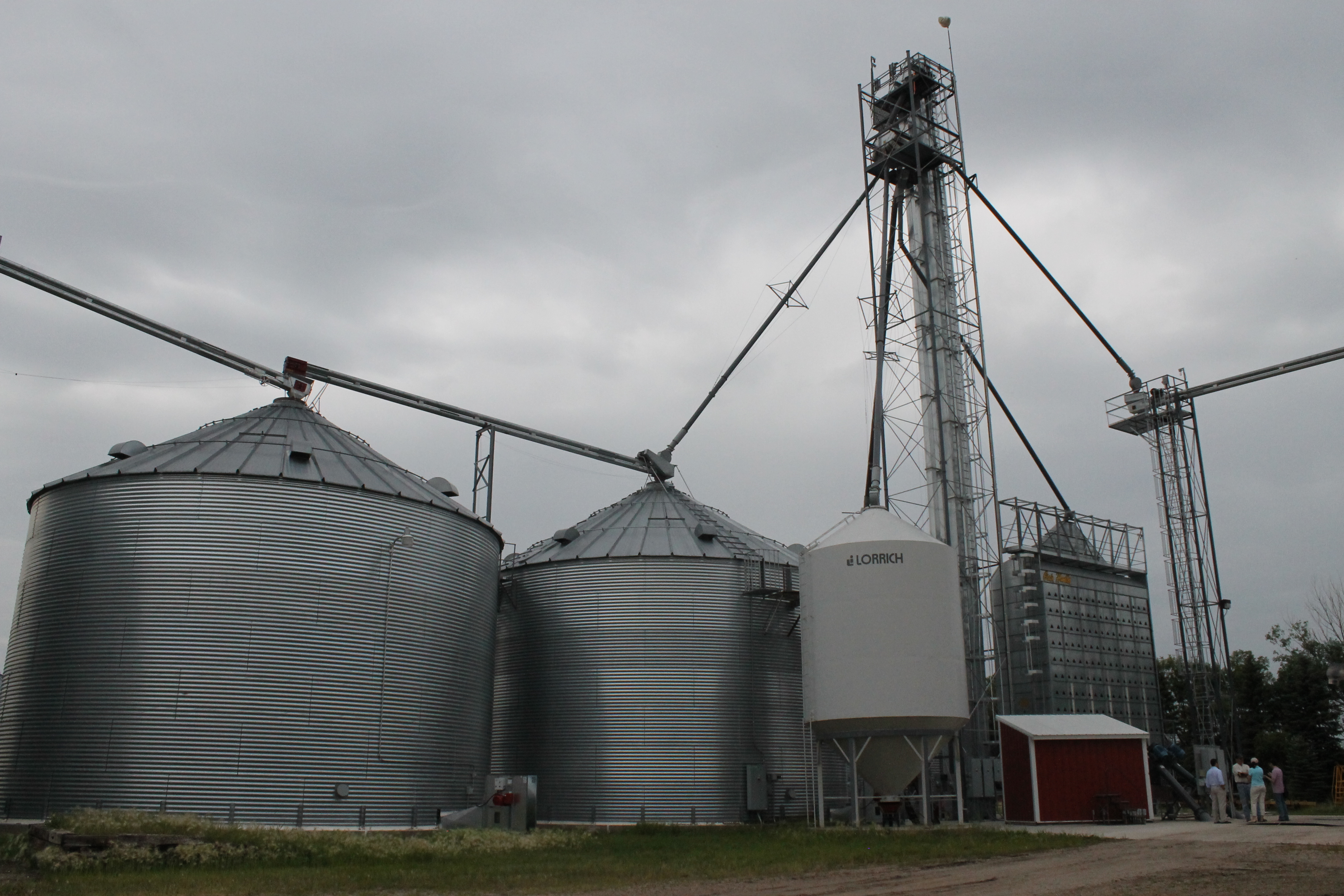 Moisture content of 13% is adequate for winter storage of soybeans, but for summer storage, the moisture content should be closer to 11%. (NDSU photo)