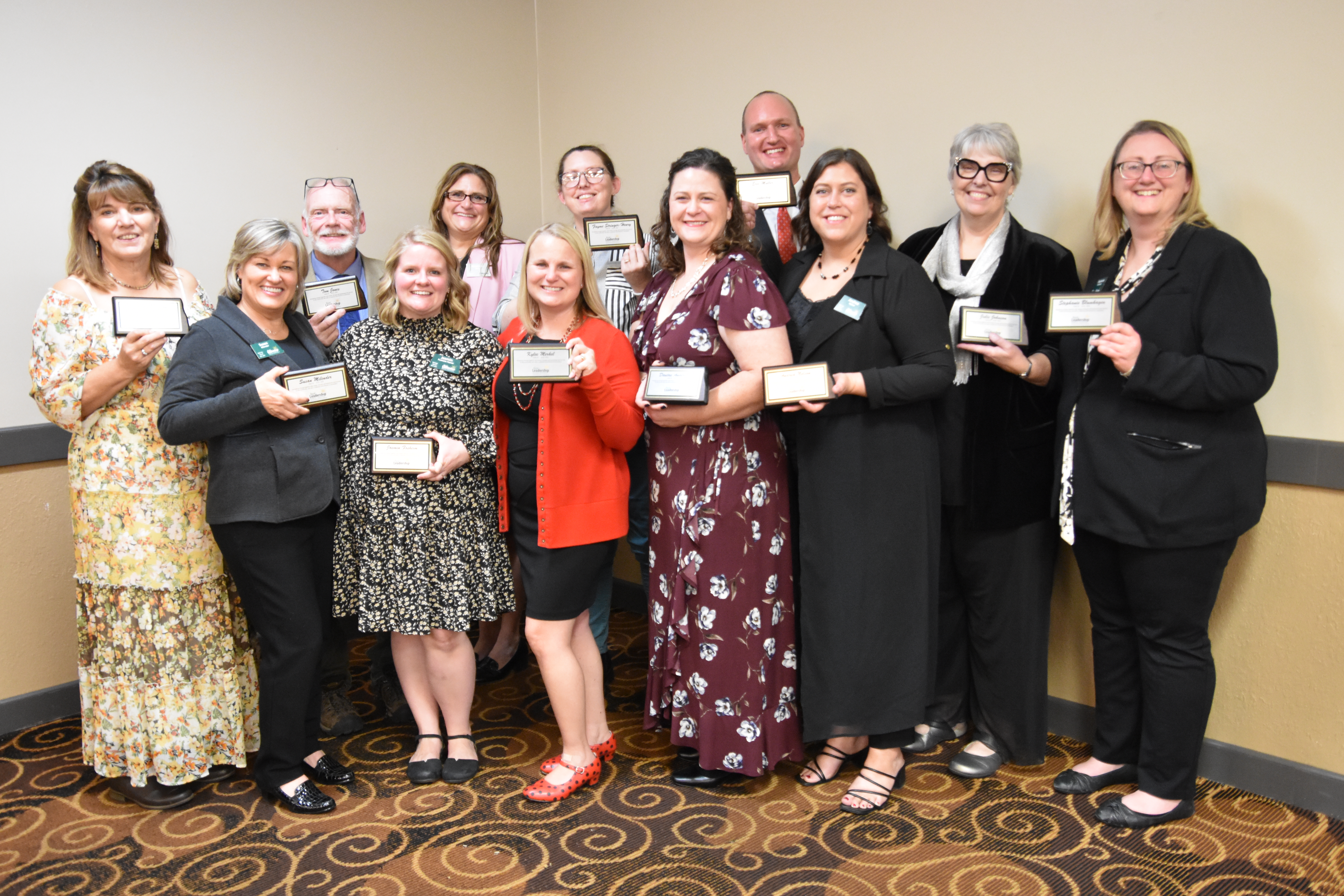 The ninth graduating RLND class completed in-state leadership seminars, three out-of-state trips and one international trip to learn about agricultural and community issues. (NDSU photo)