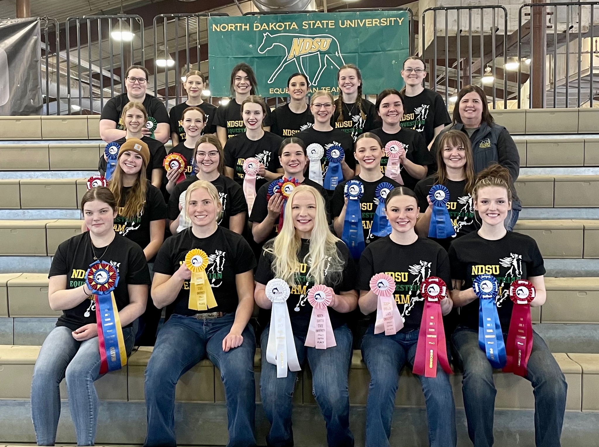 The NDSU Western Equestrian Team was the regional high point team overall. (NDSU photo)