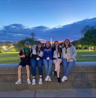 The North Dakota delegates to the National 4-H Conference are Jack Kram, Malory Kemp, Michaela Mitchell, Hannah Myrdal and chaperone Hannah Peterson. (NDSU photo)