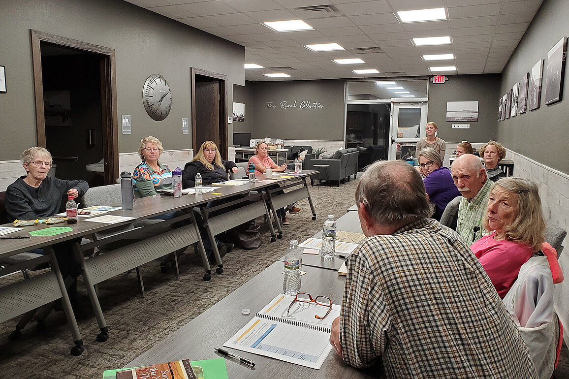 Participants attend a Design Your Succession Plan workshop to learn about transitioning their business to the next generation. (NDSU photo)