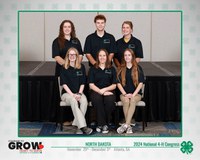 Pictured, from left: (top) Elsa Axtman, Fargo; Preston Emerson, Pembina; Hannah Nordby, Amidon; (bottom) Bryanna Brudwick, Crosby; Grace Goettle, Mandan; Bianca Brudwick, Crosby. (NDSU photo)
