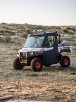 To protect people and property, NDSU Extension, the North Dakota Parks and Recreation Department, and the North Dakota Game and Fish Department are encouraging ATV and UTV owners to practice fire prevention techniques to prevent injuries and fire risks. (Photo courtesy of Bobcat Company)