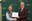 Dan Folske (left), NDSU Extension agent for Burke County, is honored for 35 years of service by Greg Lardy (right), Joe and Norma Peltier Vice President for Agriculture at NDSU. (NDSU photo)