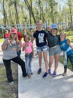 Beyond educational sessions, campers can enjoy a range of recreational activities, including hiking, archery, Dutch oven cooking, evening campfires, waterslides, dances and ga-ga ball. (NDSU photo)