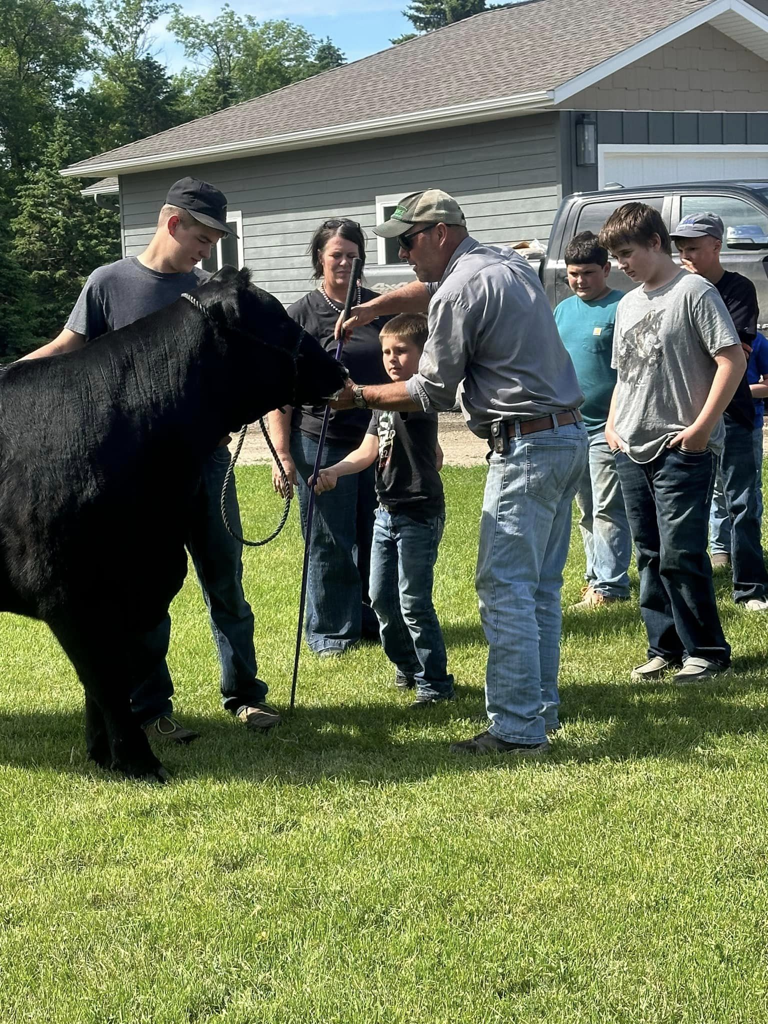 Youth will rotate through species-specific workshops led by NDSU Extension agents and local agricultural experts at the From Barn to Ring: Developing Skills for Every Species camp. (NDSU photo)