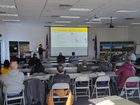 Speakers will provide updates on soybean production, soil fertility and pest management information to soybean farmers and crop advisers. (NDSU photo)