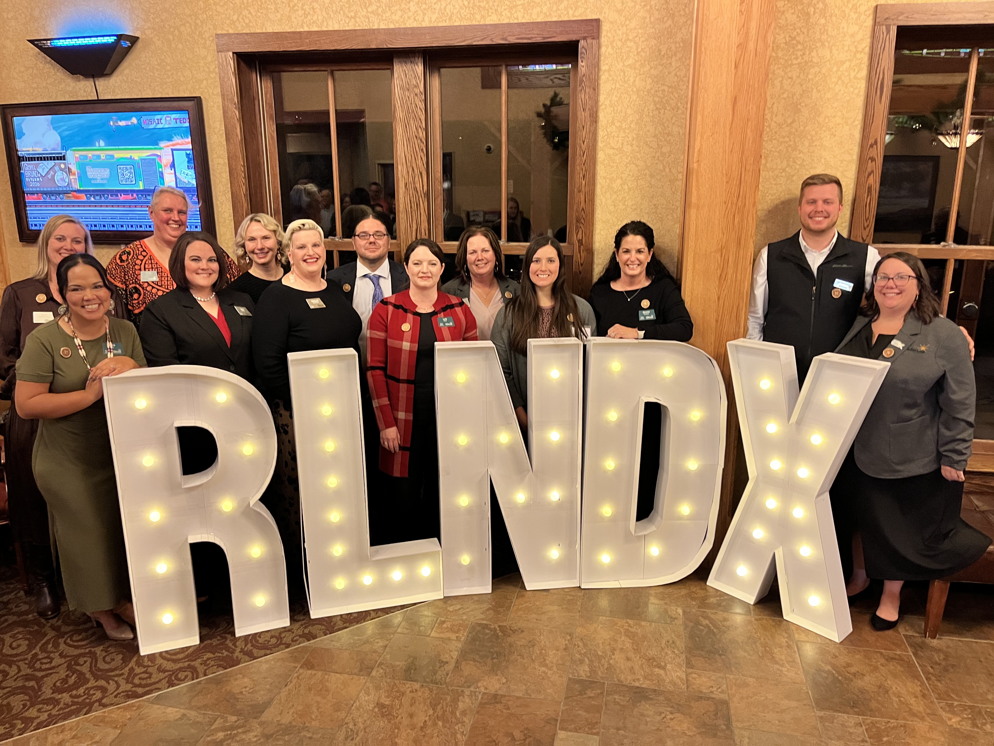 Rural Leadership North Dakota Class X was honored at the 2025 Graduation Gala. Back row (left to right): Barbara Mothershead, Rollete; Hilde van Gijssel, Valley City; Heather Schneider, Grand Forks; Brandon Baity, Moorhead; Christie Jaeger, Esmond; Denise Andress, Bismarck; AJ Andresen, Hillsboro. Front row (left to right): Anna Ross, Belcourt; Katie Wentz, Lisbon; Melinda Goodman, Minot; Lule Naas, McVille, Trinity Nelson, Valley City; Katie Tyler, Fargo. (NDSU photo)