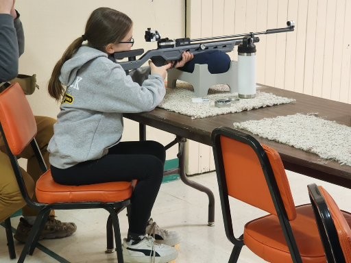 Kayla Whillock (Ward County) competes in the beginner division. (NDSU photo)