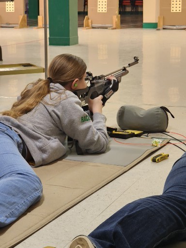 Rachel Vaagen (Ramsey County), who competed in the masters division's three-position match, will be on the team representing North Dakota at the national championship in late June. (NDSU photo)