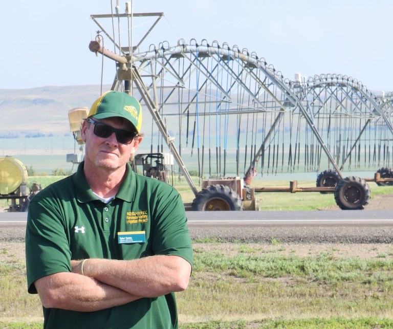 Tyler Tjelde, new director of the NDSU Williston Research Extension Center, will provide leadership and administrative oversight for the center’s agricultural research and Extension programs. (NDSU photo)