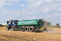 Applying liquid manure is a viable fertilizer source for crop production. (Photo by Robb Meinen, Penn State Extension)