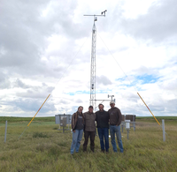 By measuring snow moisture content and soil moisture, NDAWN’s upgraded stations address critical gaps in understanding water inputs, which are vital for spring flood forecasts and drought resilience. (NDSU photo)