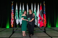 Karla Meikle (right), NDSU Extension state 4-H activities coordinator. (NDSU photo)