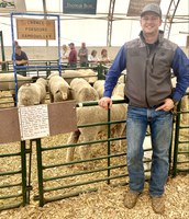Chance Porsborg began his sheep project with NDLWP starter flock and now leads the youth program. (NDSU photo)