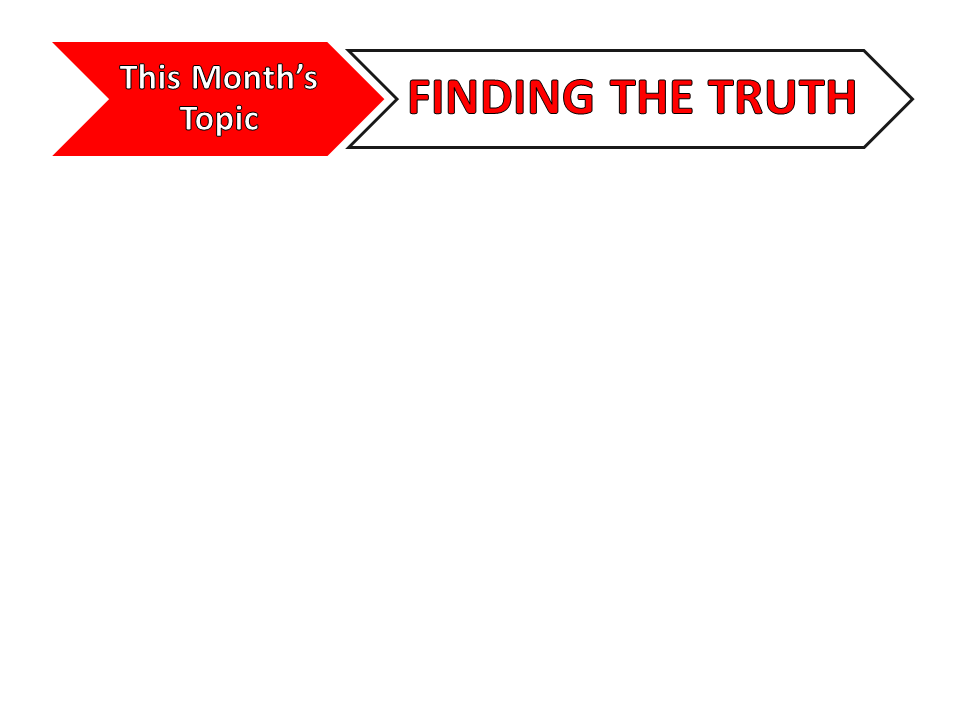 Topic Banner - Truth