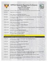 Schedule for Research Reporting Conference and International Crop Expo