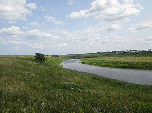 Stream in eastern ND with perennial flow