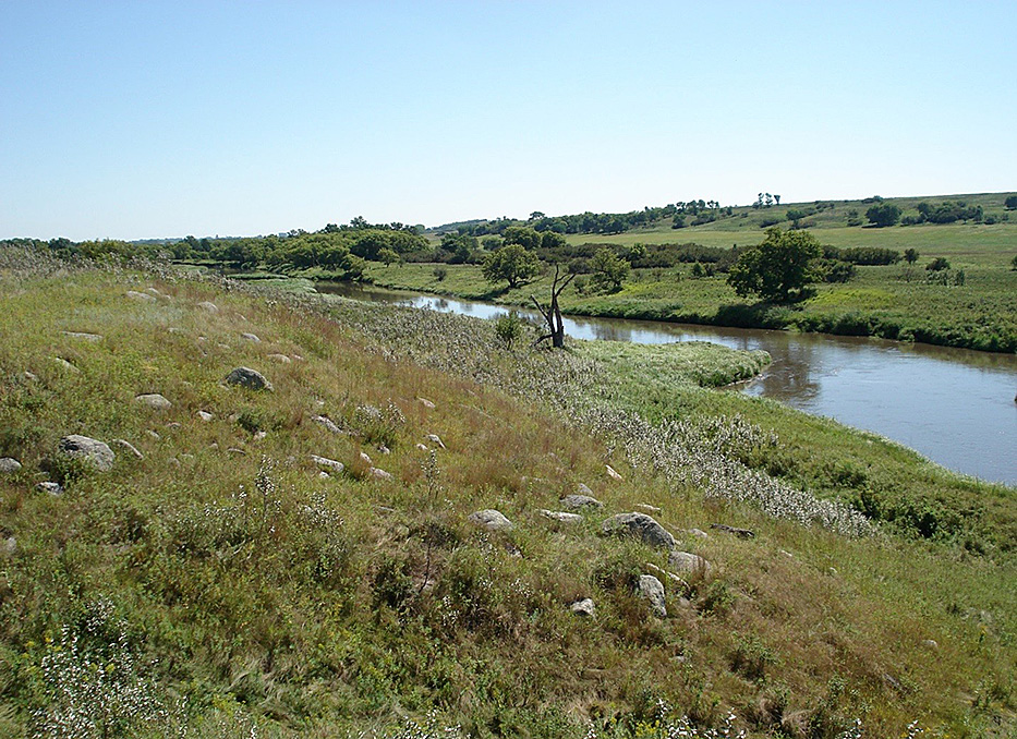 Stream in an alluvial valley type