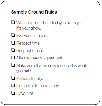 Sample Ground Rules