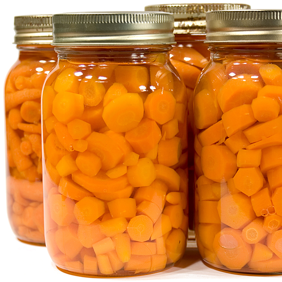 What are the benefits of canning fresh vegetables?