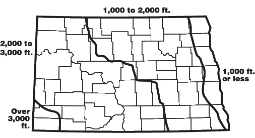 ND Altitude Map