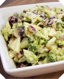 Creamy Broccoli and Apple Salad