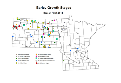 2014 Season Final Barley GrowthStages ZGS