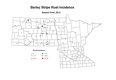 2014 Season Final Barley Stripe Rust