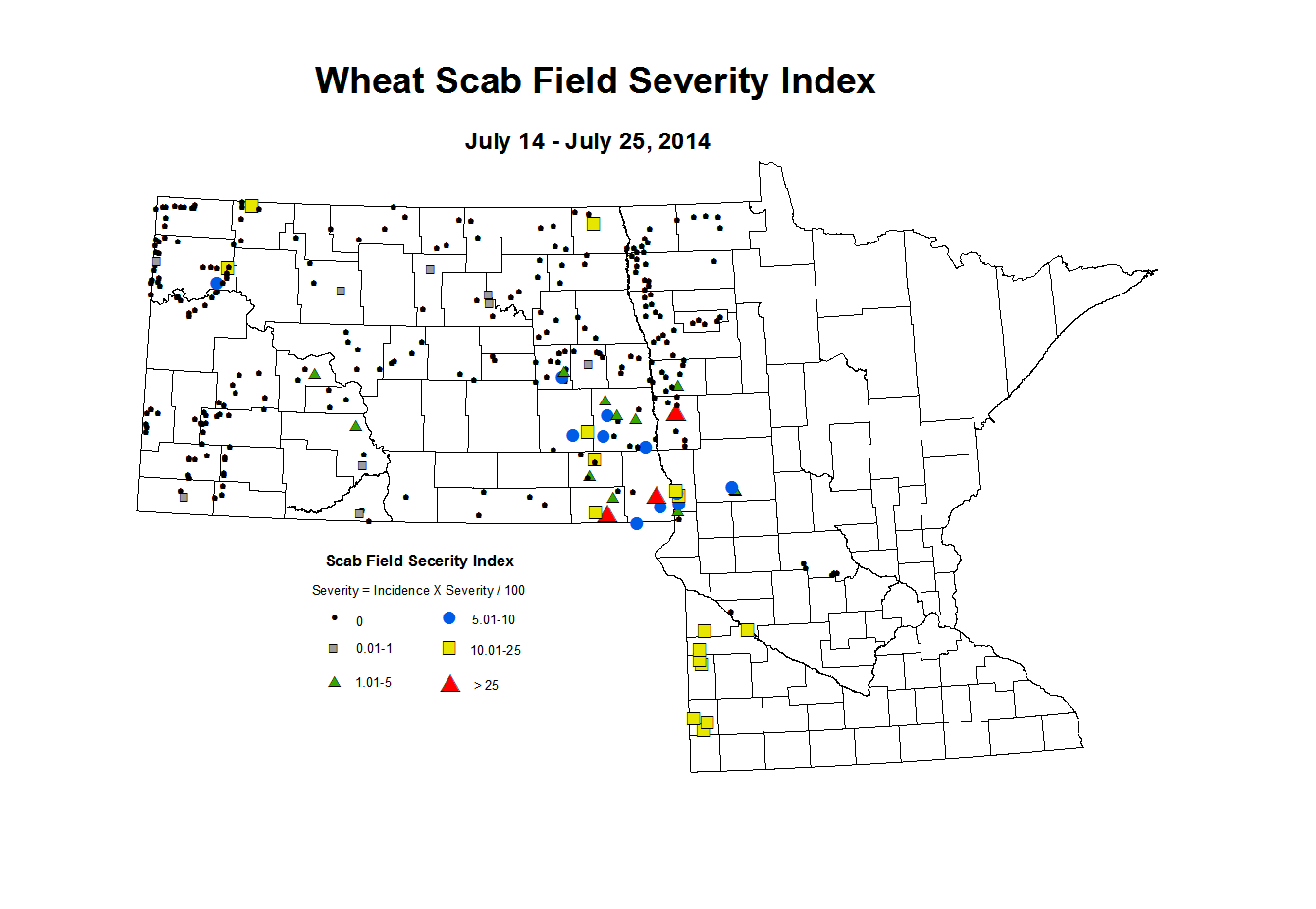 7 14 7 25 Wheat Scab Index