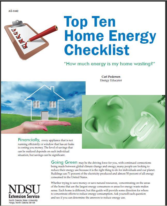 Top Ten Home Energy Savings Top Ten Home Energy Savings