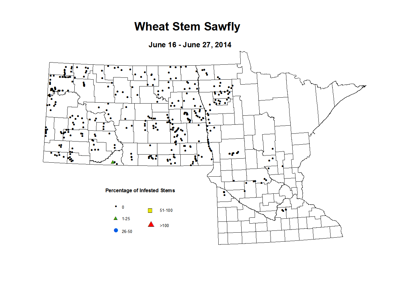 6 16 6 27 Wheat Stem Sawfly