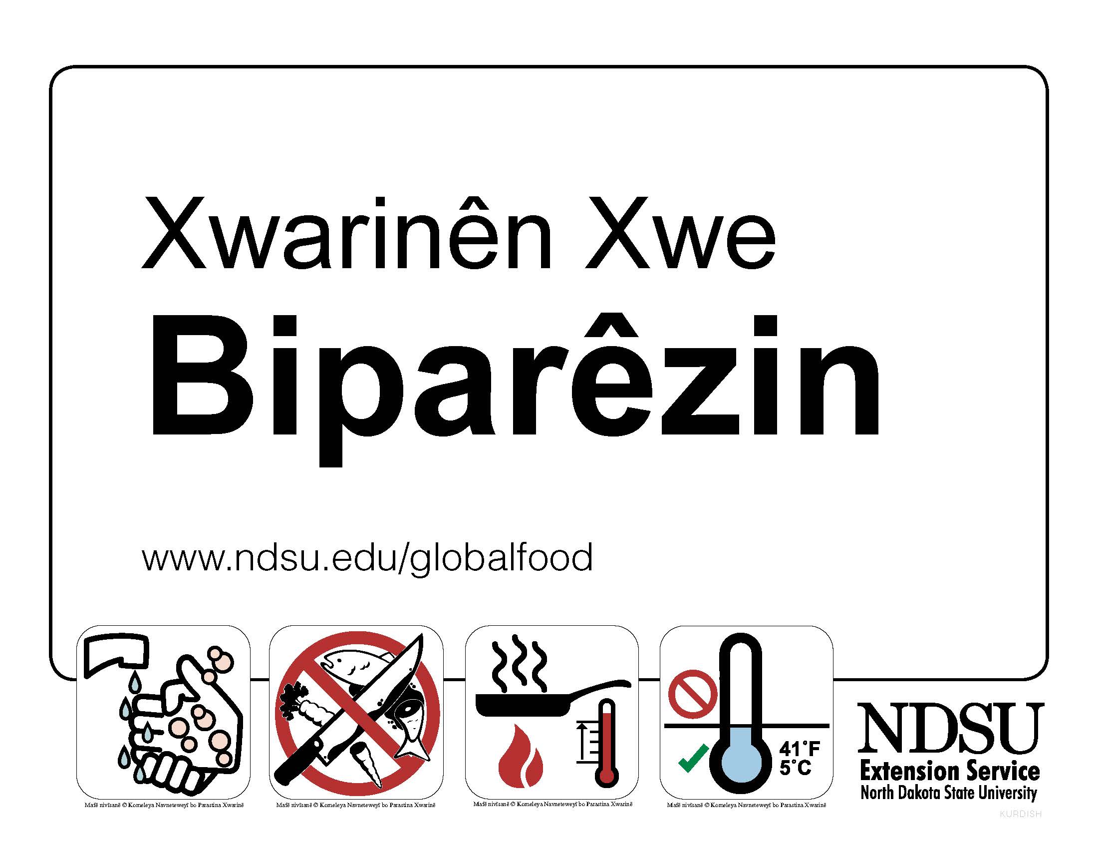 Keep Your Food Safe (Kurdish)