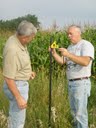 Rainfall  data logger installation Sept 2, 2009 019