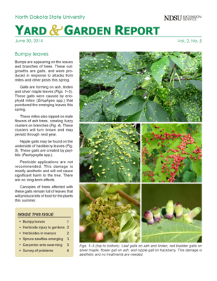 NDSU Yard & Garden Report for June 30, 2014