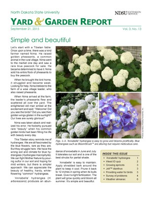 NDSU Yard & Garden Report for September 21, 2015