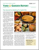 NDSU Yard & Garden Report for October 12, 2016